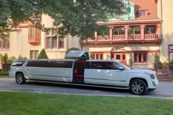 Cadillac ESCLADE stretch limo 20 passengers Captain chair